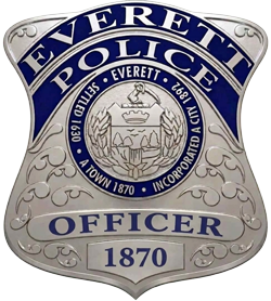 Everett Police officer badge